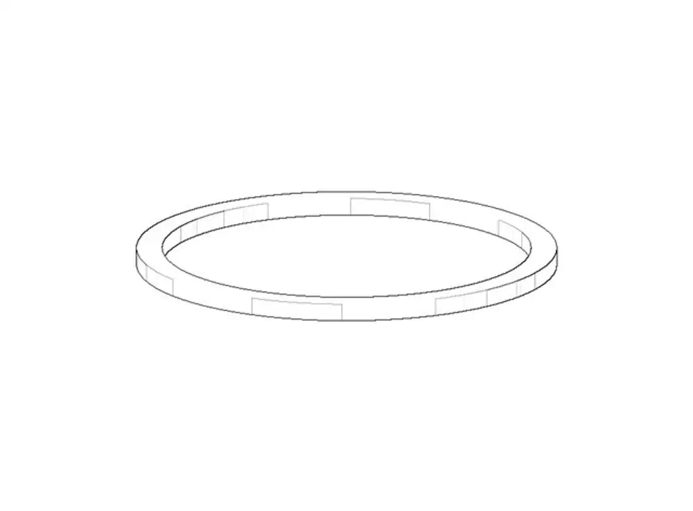 DORNBRACHT Dichtung EPDM 70 ERSATZTEILE 091405037 49,0 x 43,0 x 2,0 mm, 09140503790 Galeriebild 1